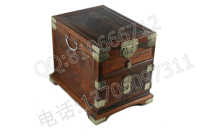 三童獻壽梳妝盒、收納盒