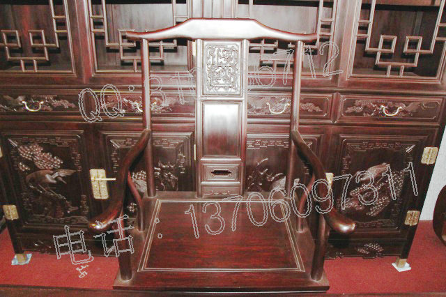 印度小葉紫檀書(shū)柜 兩件套
